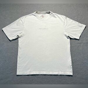 Air Jordan Men’s Medium T-Shirt Light Gray Embroidered Logo 100% Cotton
